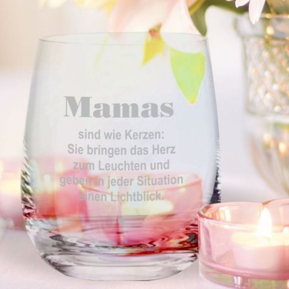 Windlicht "Mamas sind wie Kerzen" | Leben auf koelsch