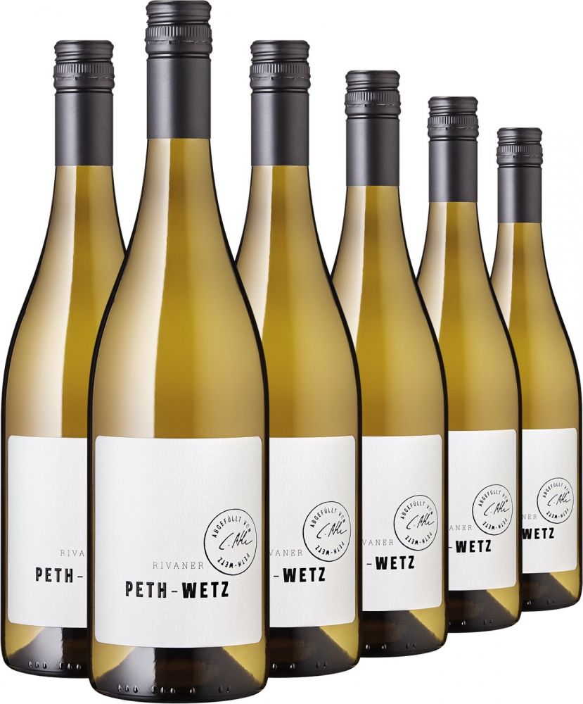 6er Weinpaket Rivaner Qualtiätswein trocken Peth-Wetz | Weinfrühling