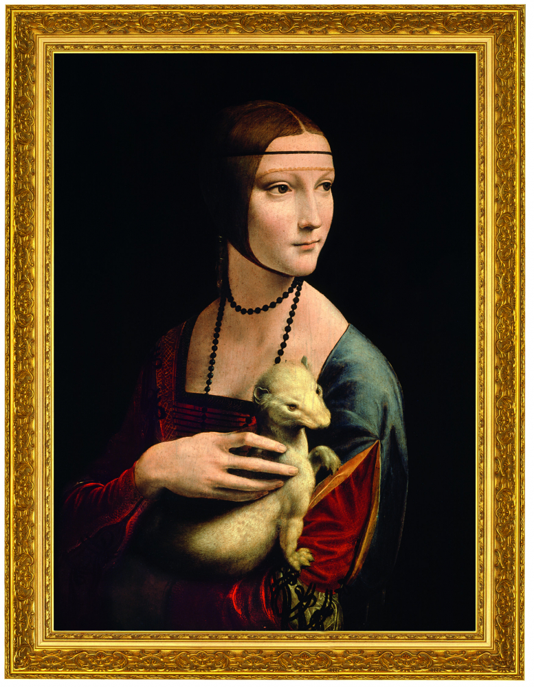 Gemalde Die Dame Mit Dem Hermelin Leonardo Da Vinci 14 90 Kunst