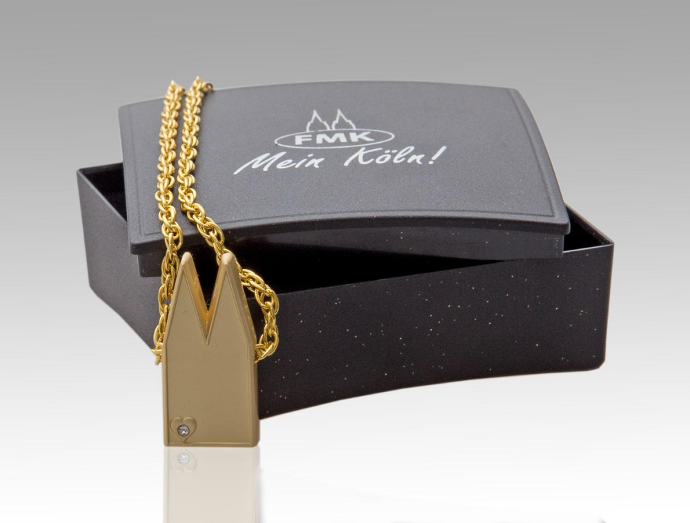 Halskette "Dom mit Herz" gold | Accessoires für Koeln