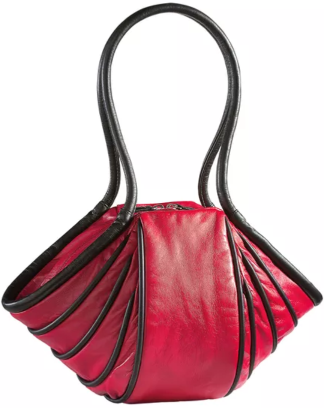 Handtasche "Lady-Stripe", rot/schwarz | Aus unserer Werbung